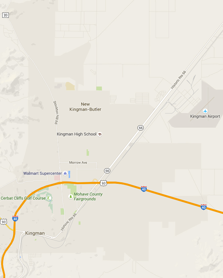 Google Maps Kingman AZ.